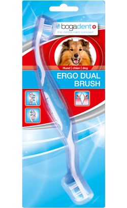 Bogadent Escova Ergo-Dual para cão – imagem principal
