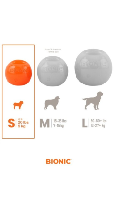 Brinquedo para cão Bionic Ball Porta-Snacks – imagem secundária 1