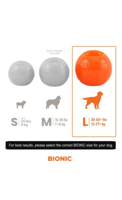 Brinquedo para cão Bionic Ball Porta-Snacks – imagem secundária 3
