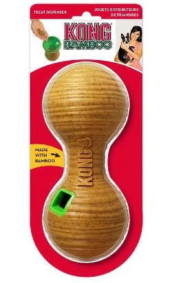 Brinquedo para cão Kong Bamboo Haltere Alimentador – imagem principal