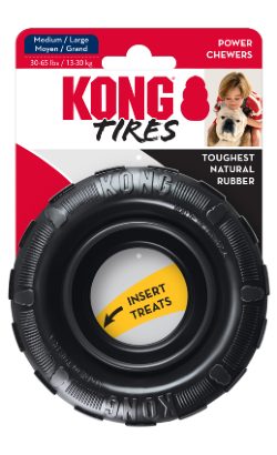 Brinquedo para cão Kong Extreme Traxx Tires – imagem secundária 2