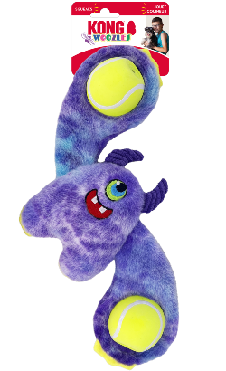 Brinquedo para cão Kong Woozles Monster - Cores sortidas – imagem principal