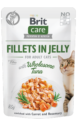 Brit Care Cat Fillets in Jelly with Wholesome Tuna – imagem principal
