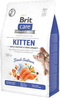 Brit Care Cat Grain Free Kitten Gentle Digestion & Strong Immunity | Salmon – imagem principal