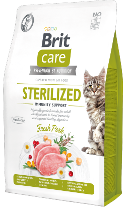 Brit Care Cat Grain Free Sterilized Imunity Support | Fresh Pork – imagem principal