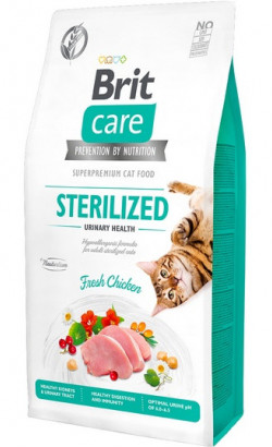 Brit Care Cat Grain Free Sterilized Urinary Health | Chicken & Peas