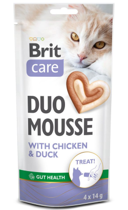 Brit Care Creamy Treats Duo Mousse with Chicken & Duck