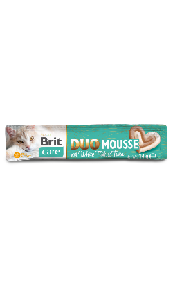 Brit Care Creamy Treats Duo Mousse with Whitefish & Tuna – imagem secundária 1