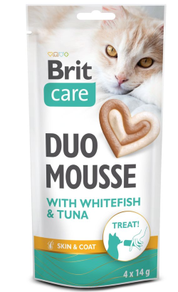 Brit Care Creamy Treats Duo Mousse with Whitefish & Tuna