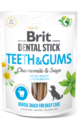 Brit Care Dental Stick Teeth & Gums with Chamomile & Sage – imagem secundária 1