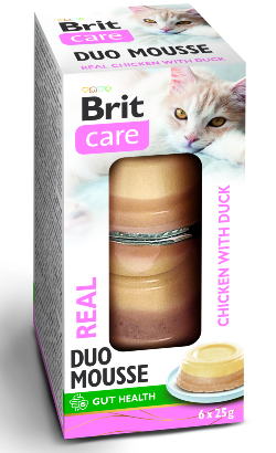 Brit Care Duo Mousse Real Chicken with Duck