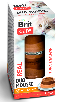 Brit Care Duo Mousse Real Tuna & Salmon