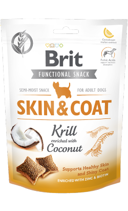 Brit Care Functional Snack Skin&Coat Krill – imagem principal