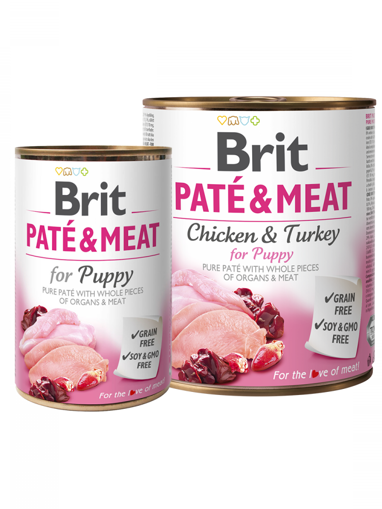 Brit Care Paté & Meat Chicken & Turkey for Puppy – imagem secundária 1