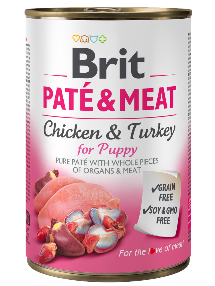 Brit Care Paté & Meat Chicken & Turkey for Puppy
