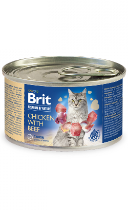 Brit Premium by Nature Cat Chicken with Beef
