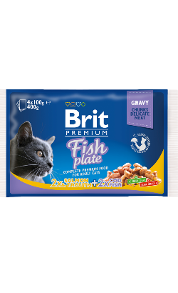 Brit Premium by Nature Cat Multipack Wet | Fish Plate