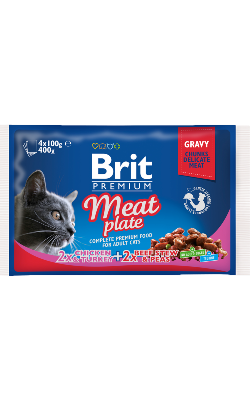 Brit Premium by Nature Cat Multipack Wet | Meat Plate