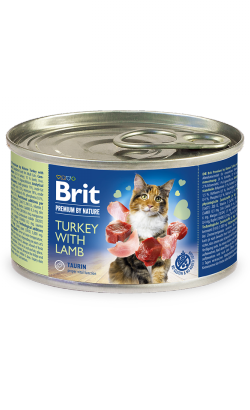 Brit Premium by Nature Cat Turkey with Lamb