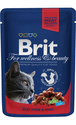 Brit Premium by Nature Cat Wet | Beef Stew & Peas