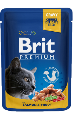 Brit Premium by Nature Cat Wet | Salmon & Trout