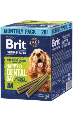 Brit Premium by Nature Semi-Moist Snacks Happy Dental Day | M