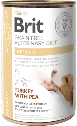 Brit Veterinary Diet Hepatic Grain-Free Turkey with Pea – imagem principal