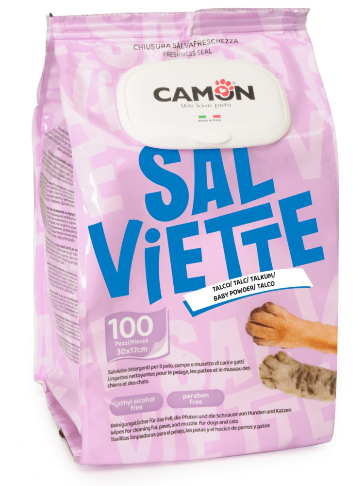Camon Toalhetes Húmidos Talco – imagem secundária 1