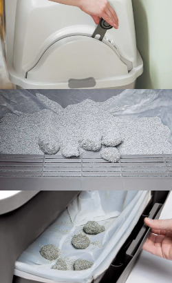 Casa de banho para Gatos Catit WC Automático Smartsift – imagem secundária 1