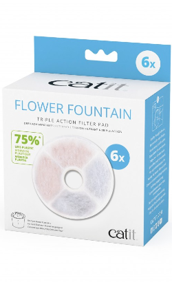 Catit Filtro com Tripla Acção para Fonte Flôr | - 75% plástico – imagem secundária 1