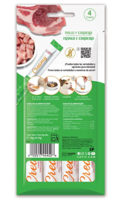 Catit Snacks Creamy | Frango & Borrego – imagem secundária 1