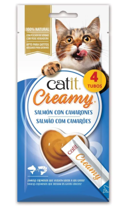 Catit Snacks Creamy | Salmão & Camarão – imagem principal