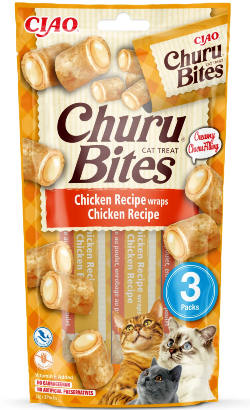 Churu Bites Cat Treat Receita de Wraps Frango – imagem principal