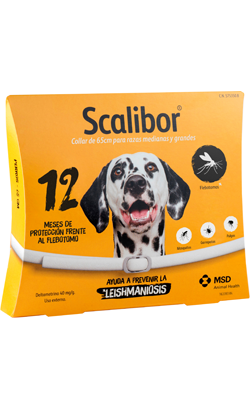 Coleira Scalibor 65 cm para cão grande