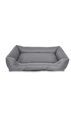 Eurosiam Cama Loft Rectangular Basket | Cinzento para cão – imagem principal
