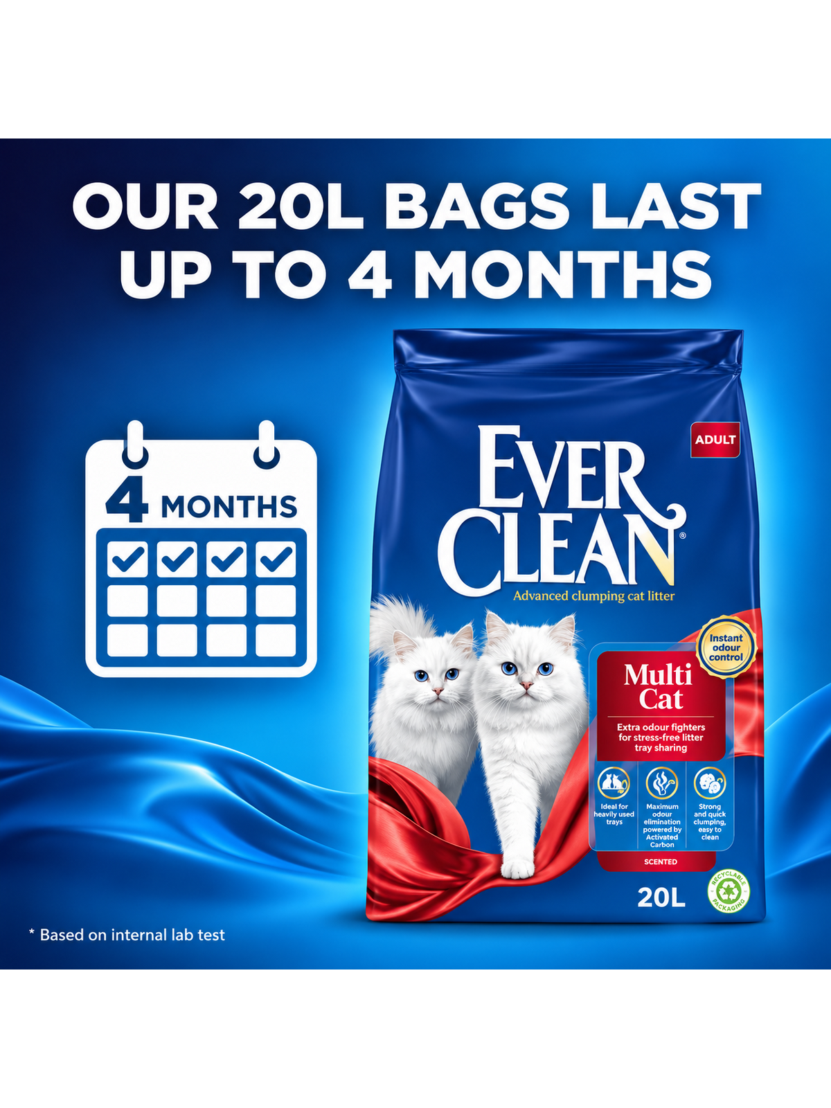 Ever Clean Multi Cat Clumping Cat Litter – imagem secundária 4
