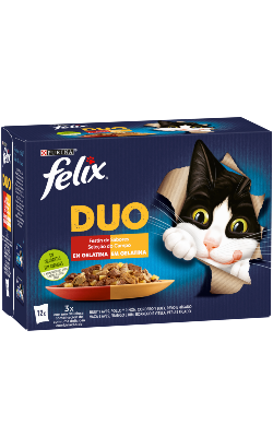 Felix Fantastic Duo Saborosa Selecção em Gelatina Vaca, Frango, Borrego e Peru – imagem principal