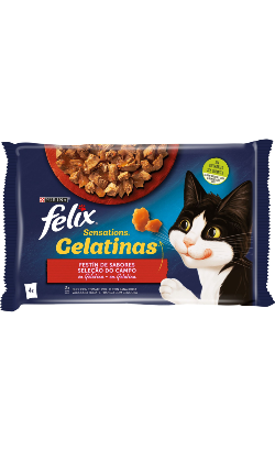 Felix Sensations Gelatinas Selecção do Campo Vaca e Frango