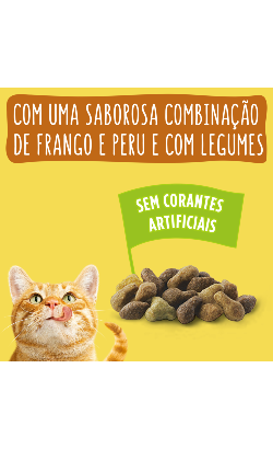 Friskies Gato Adulto | Frango, Peru & Legumes – imagem secundária 3