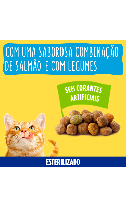 Friskies Gato Esterilizado | Salmão & Legumes – imagem secundária 3
