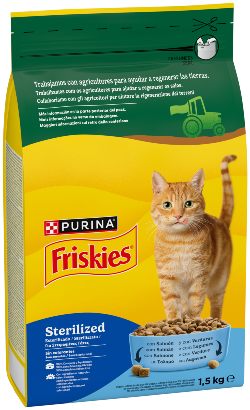 Friskies Gato Esterilizado | Salmão & Legumes