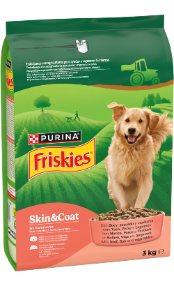 Friskies Skin & Coat | Vaca, Peixe & Legumes