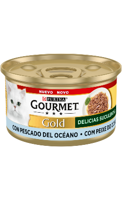 Gourmet Gold Delícias Suculentas Peixe do Oceano
