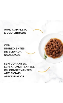 Gourmet Gold Pedacinhos em molho com Carne de Vaca – imagem secundária 1