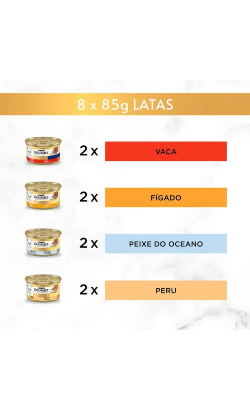 Gourmet Gold Seleção de Mousses Multipack 8 – imagem secundária 1