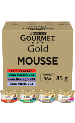 Gourmet Gold Seleção de Mousses Multipack 96
