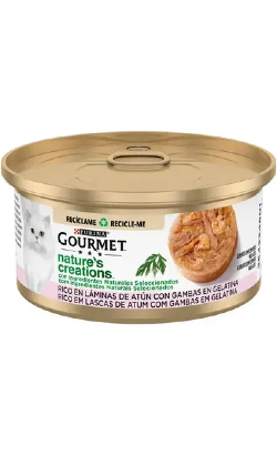 Gourmet Natures Creations Lascas Atum com Gambas em Gelatina