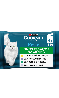 Gourmet Perle Finos Pedaços com Legumes