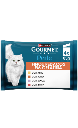 Gourmet Perle Finos Pedaços em Gelatina