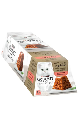 Gourmet Revelations Finos Pedaços Salmão em Gelatina